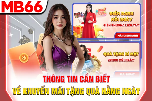 Thông tin cần biết về khuyến mãi tặng quà hằng ngày